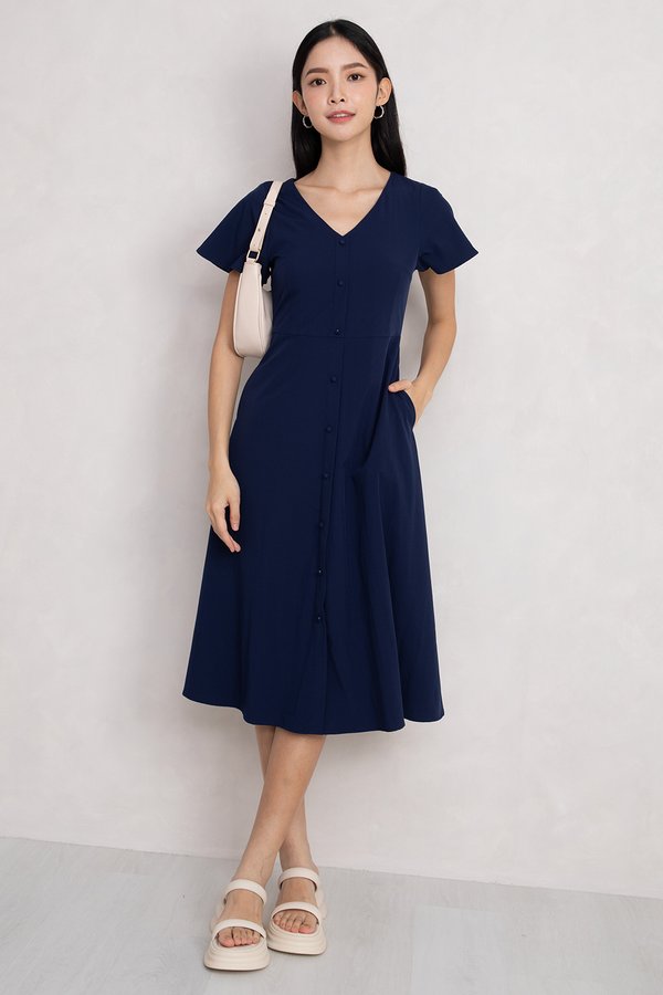 Madeline Dress Navy
