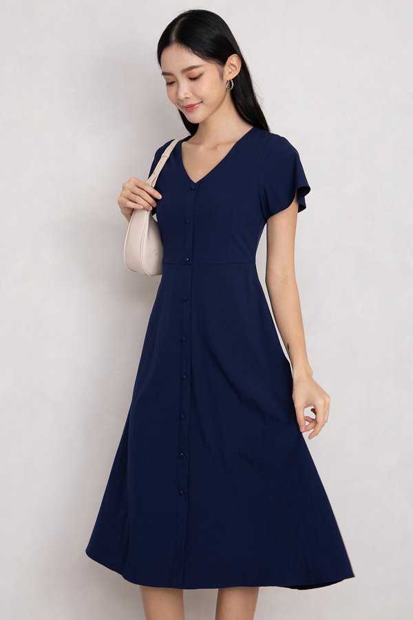 Madeline Dress Navy