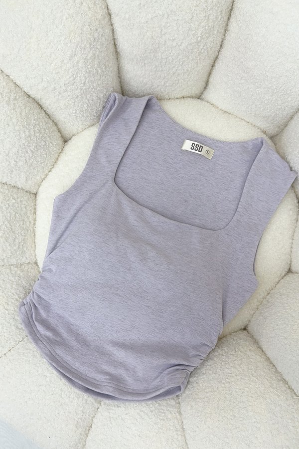 Tasha Padded Top Textured Lilac *PLUSH*