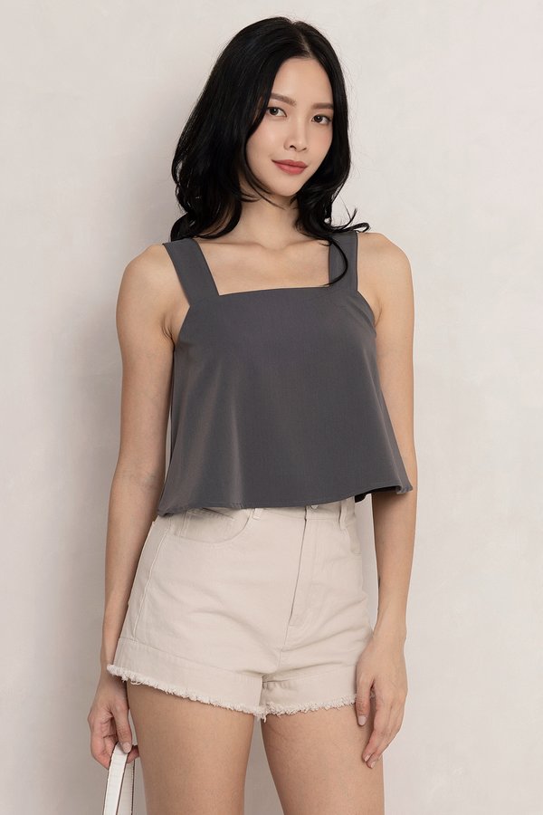 Alvie Top Dark Grey