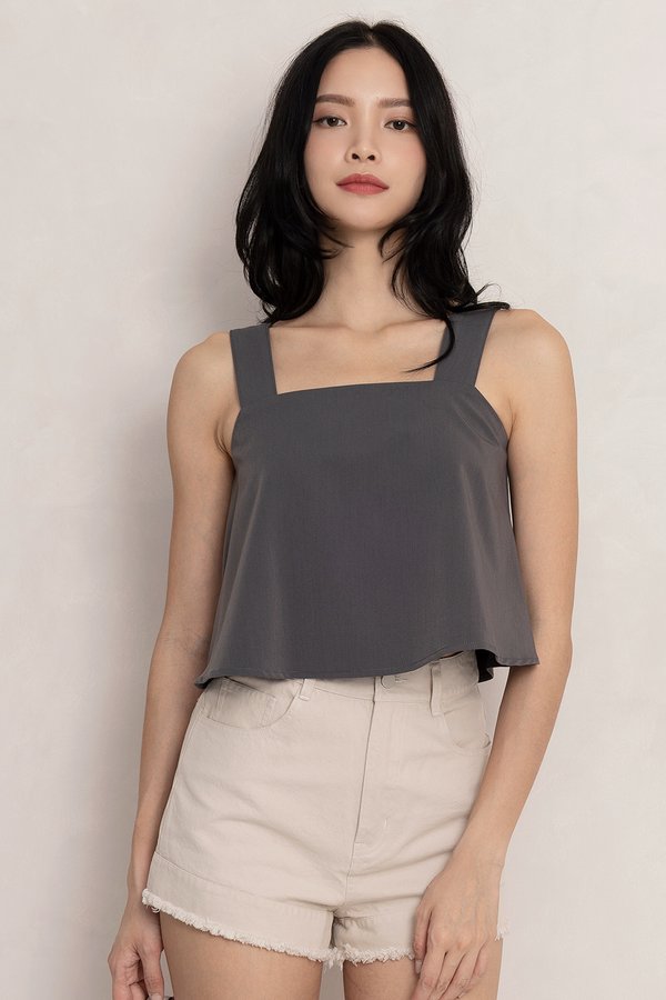 Alvie Top Dark Grey