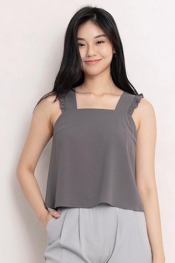 Asher Top Dark Grey