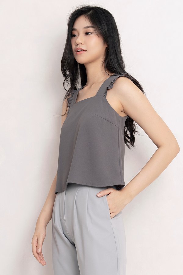 Asher Top Dark Grey