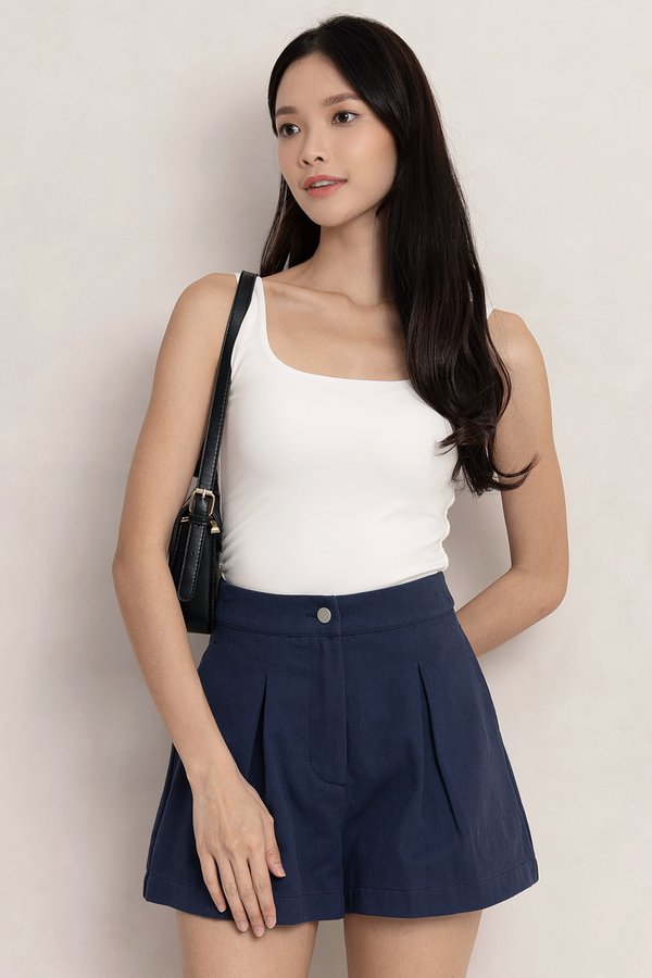 Tricia Denim Shorts Navy