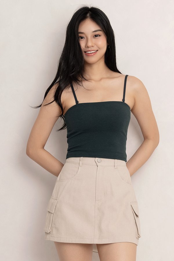 Ivette Padded Top Forest *PLUSH*