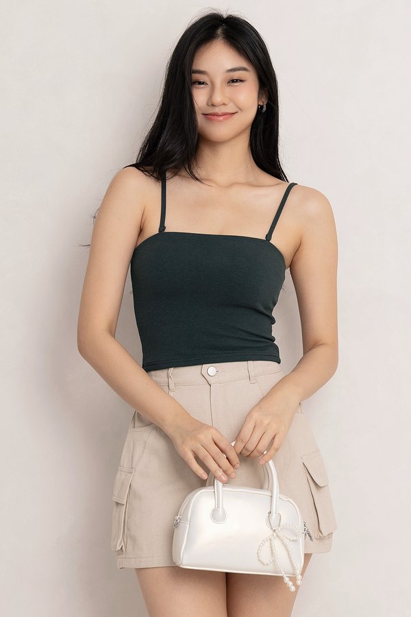 Ivette Padded Top Forest *PLUSH*
