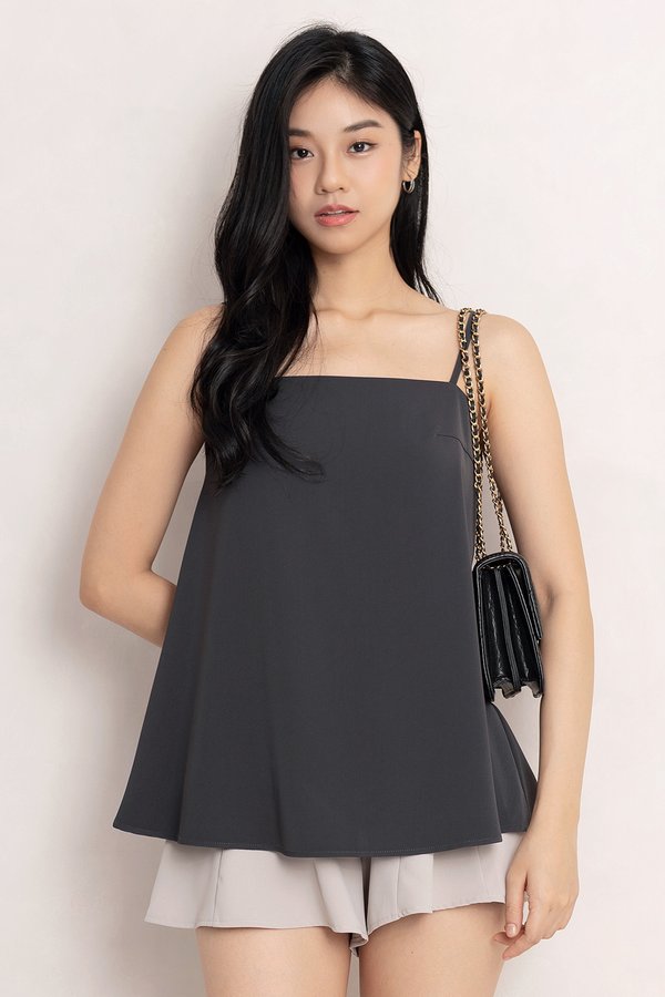 Marina Top Dark Grey