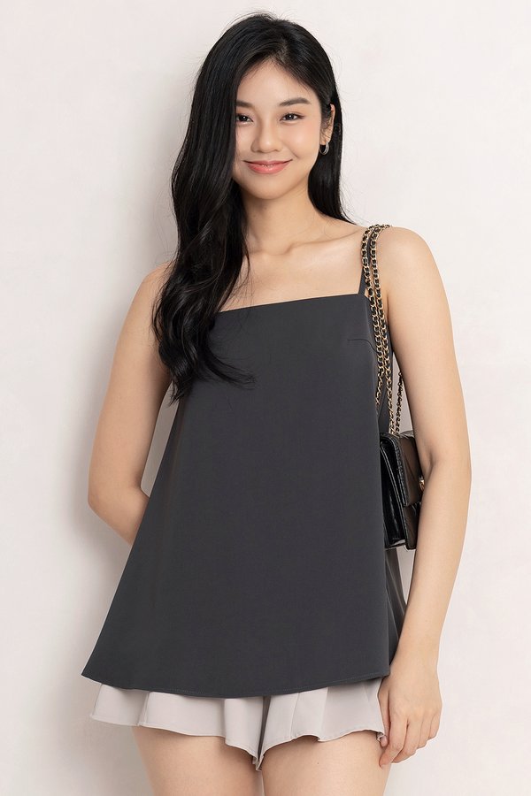 Marina Top Dark Grey