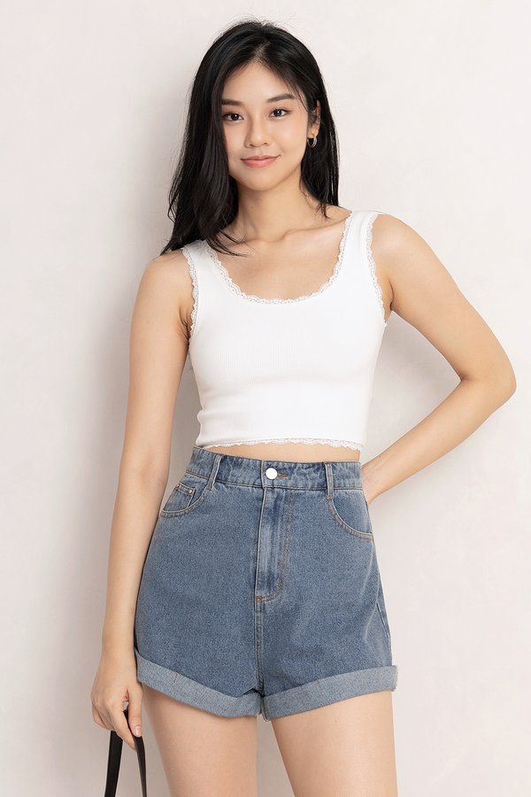 Blake 2 Way Top White