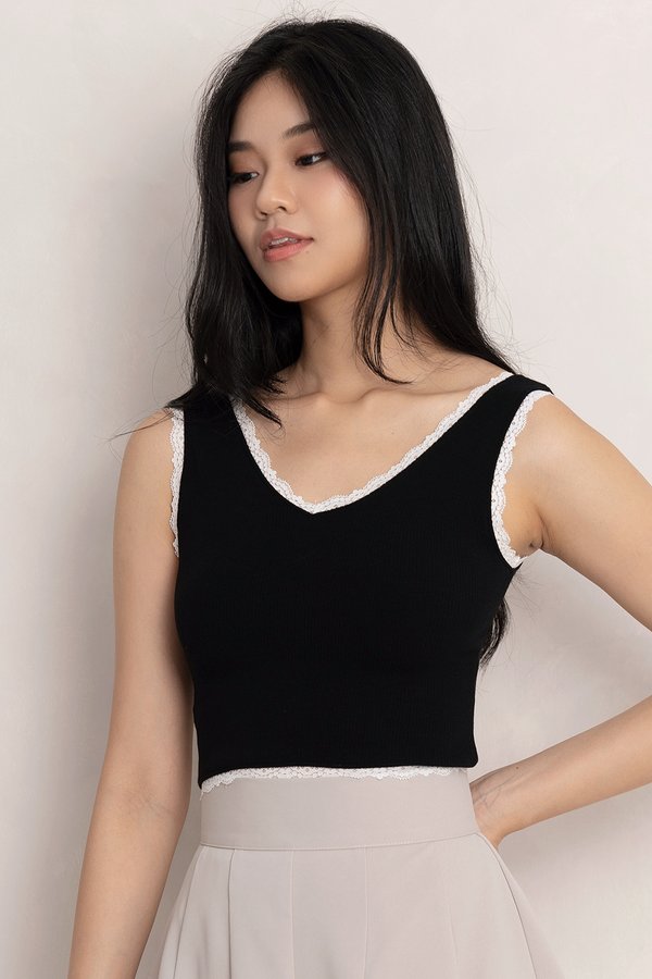 Blake 2 Way Top Black