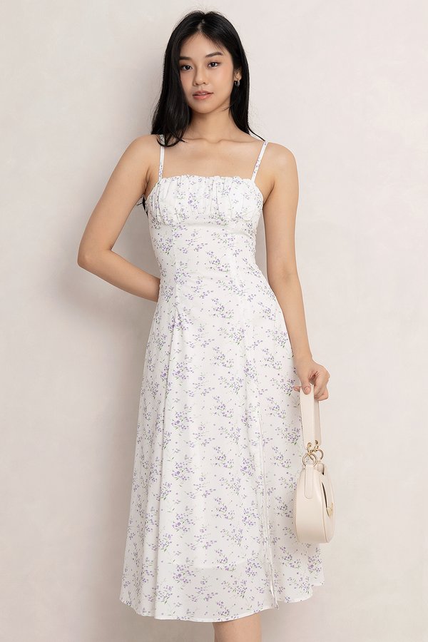 Aletta Dress Purple Bouquet