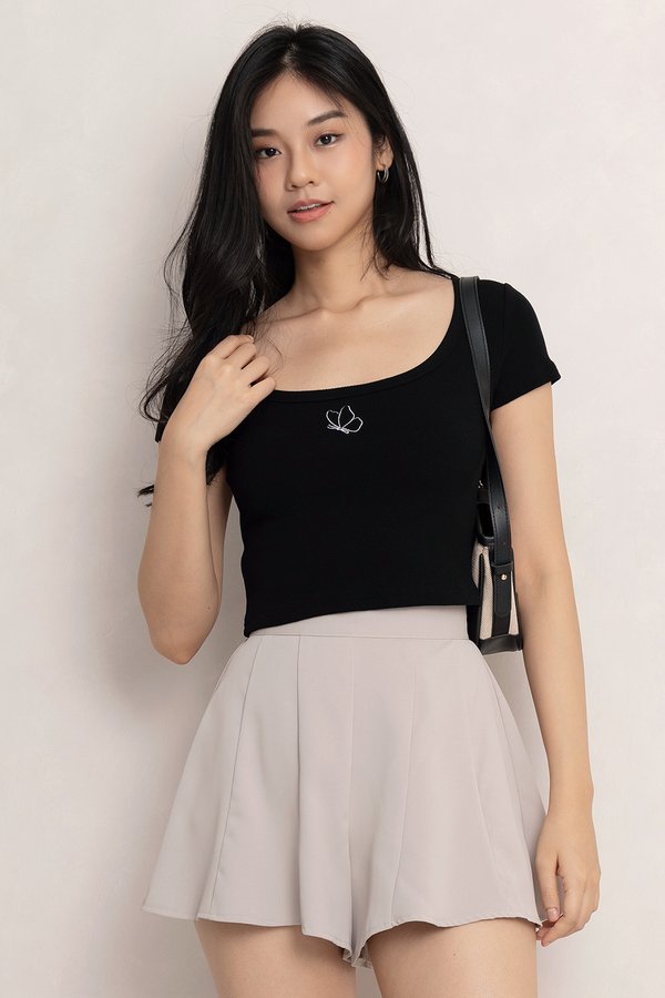 The Butterfly Top Black
