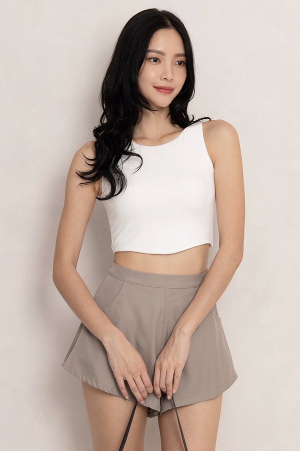 Hazel Padded Top White *PLUSH*