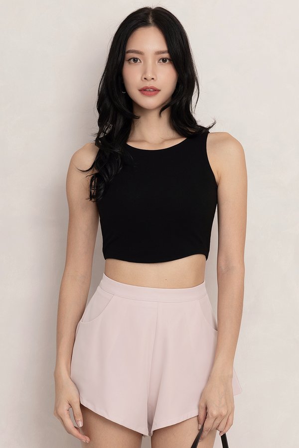 Hazel Padded Top Black *PLUSH*