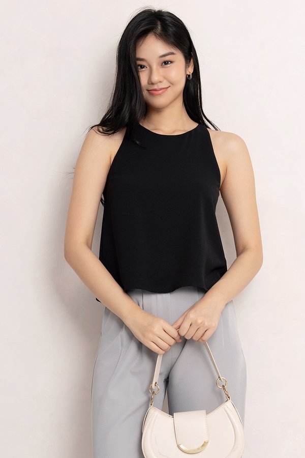 Feodora Top Black