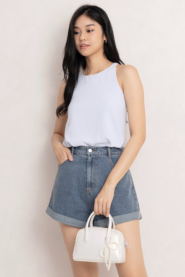 Feodora Top Sky Blue