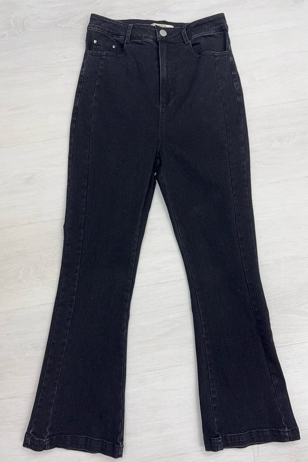 Akira Denim Jeans Black Acid