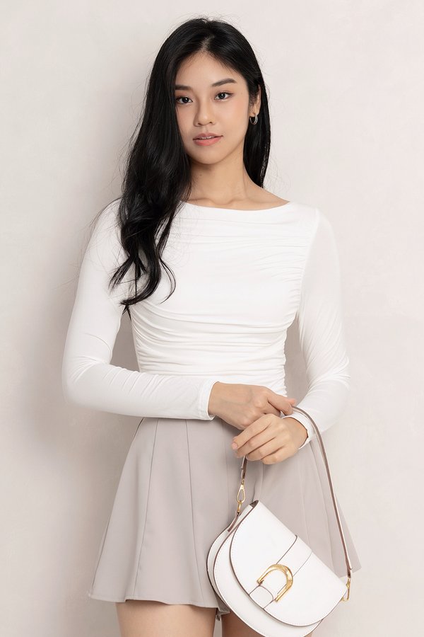 Aisha Padded Top White *MM*