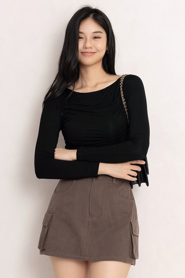 Aisha Padded Top Black *MM*