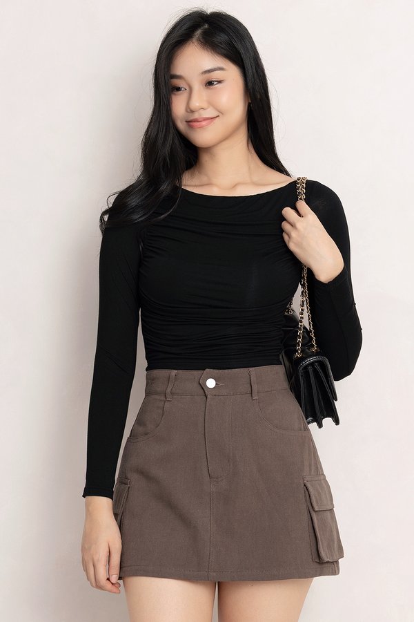 Aisha Padded Top Black *MM*