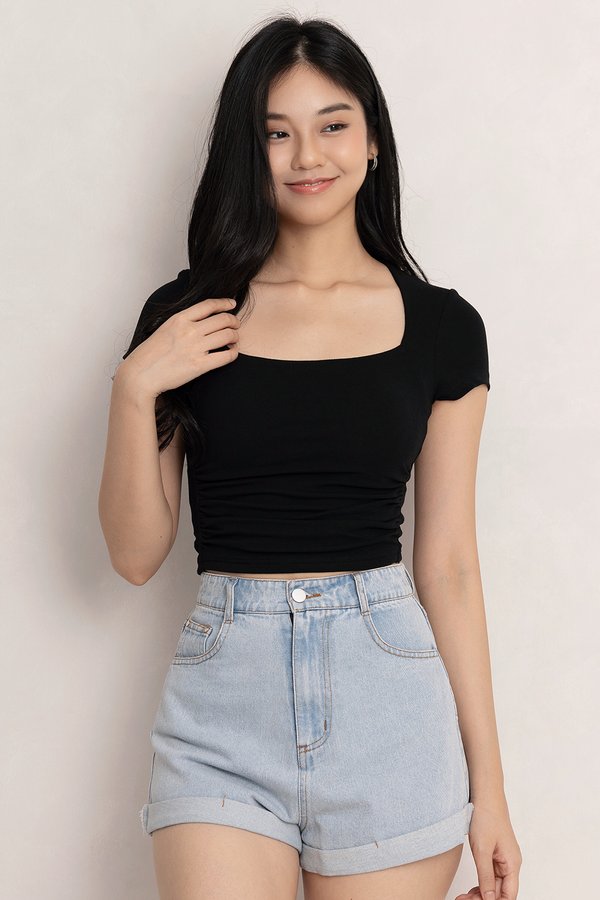 Clifford Padded Top Black *PLUSH*