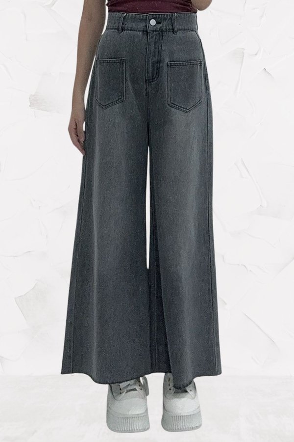 Gavin Duo Pockets Denim Jeans Grey Acid