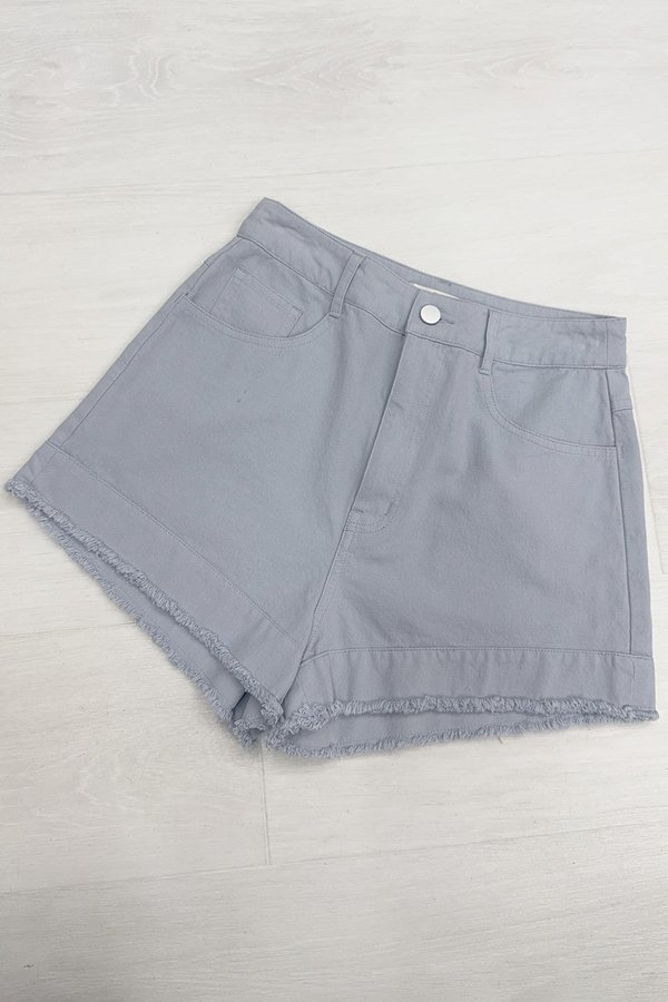Norah Denim Shorts Baby Blue