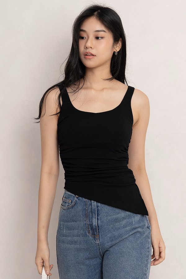 Angela Padded Top Black *PLUSH*
