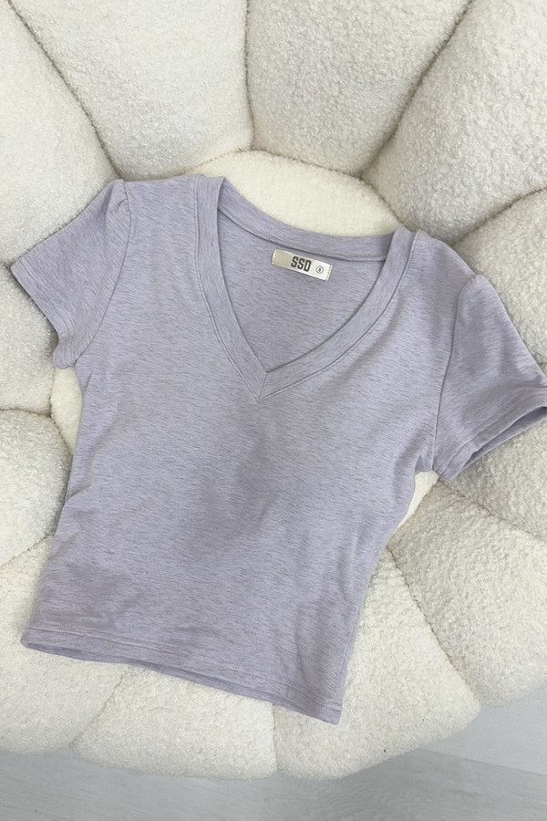 Clarice Padded Top Textured Lilac *PLUSH*