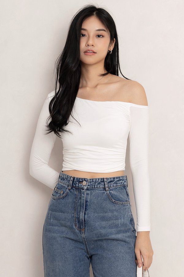 Carter Padded Top White *MM*