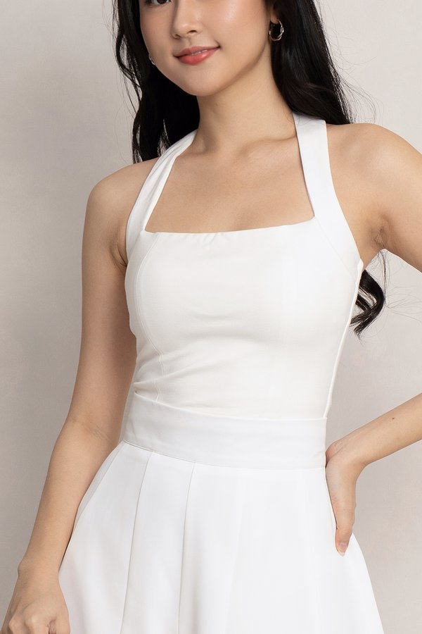 Mexina Halter Top White