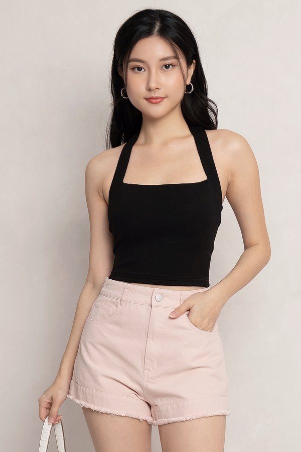 Mexina Halter Top Black