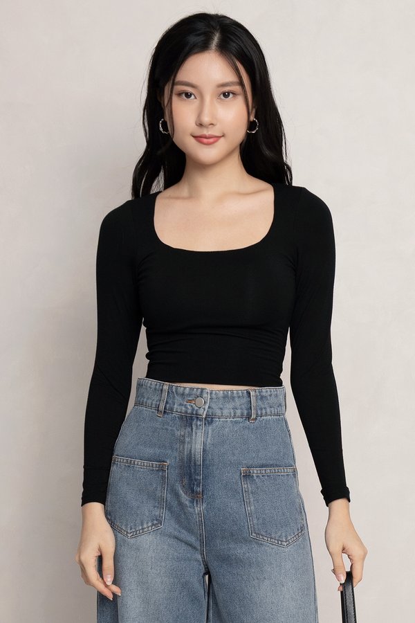 Shanice Padded Top Black *MM*