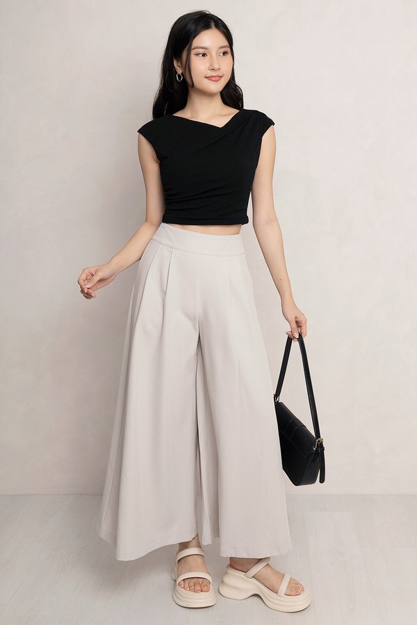 Cleeo Culottes Ecru Grey