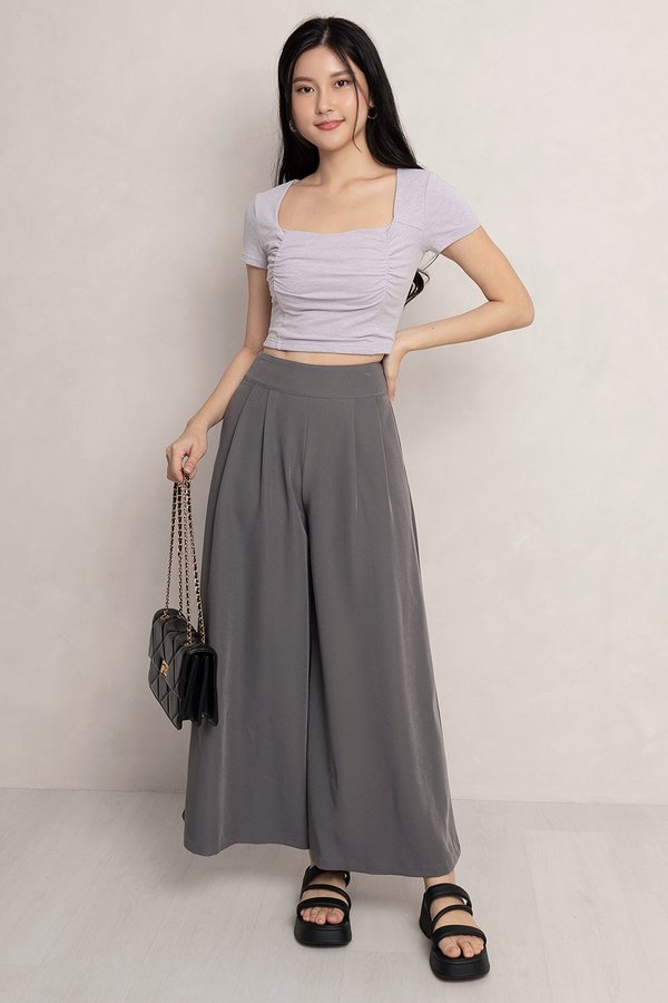 Cleeo Culottes Dark Grey