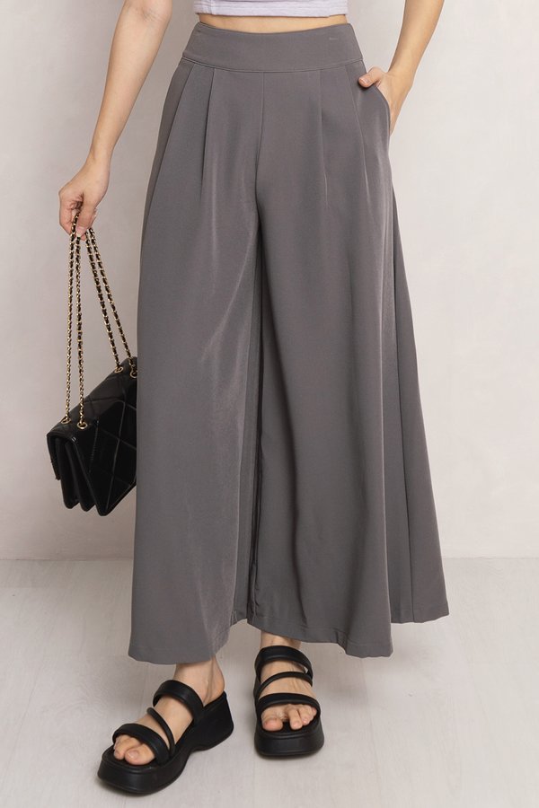 Cleeo Culottes Dark Grey