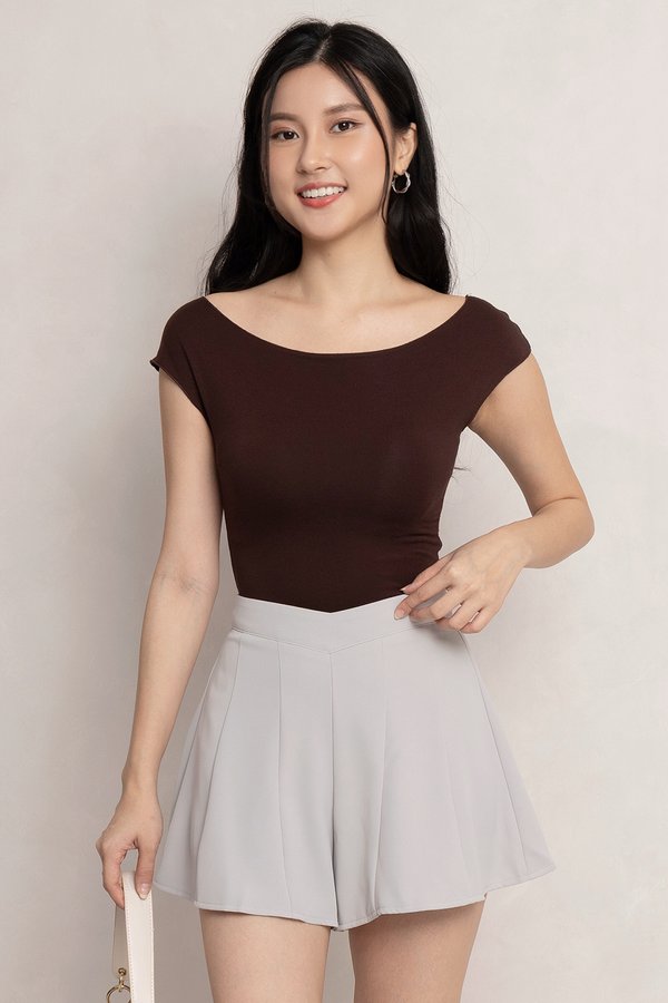 Camila Padded Top Dark Cocoa *MM*