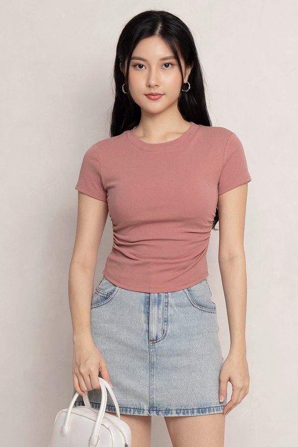 Helen Padded Top Rosewood *PLUSH*