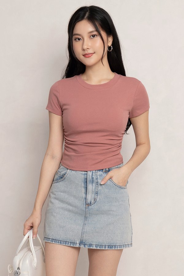 Helen Padded Top Rosewood *PLUSH*