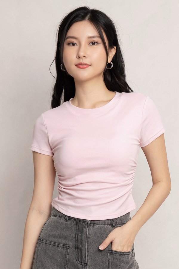 Helen Padded Top Baby Pink *PLUSH*
