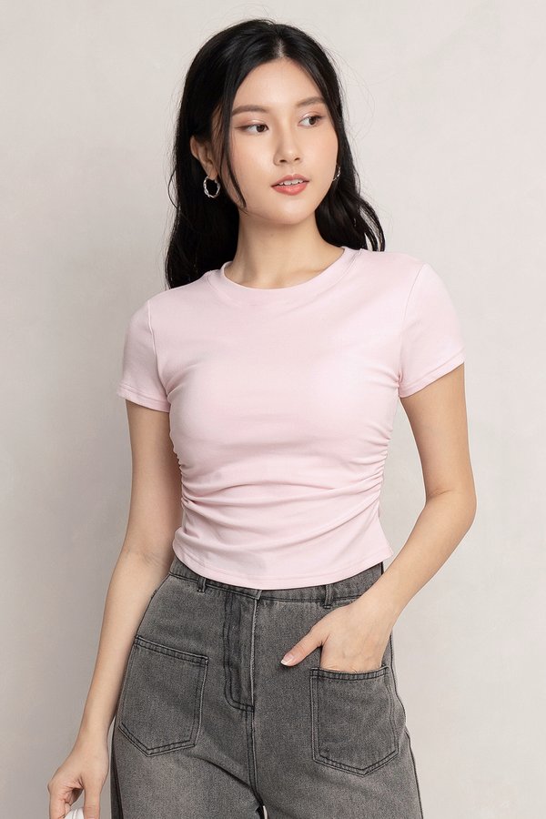 Helen Padded Top Baby Pink *PLUSH*