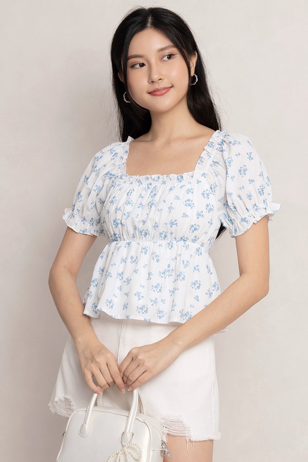 Greta Top Blue Moon Bouquet