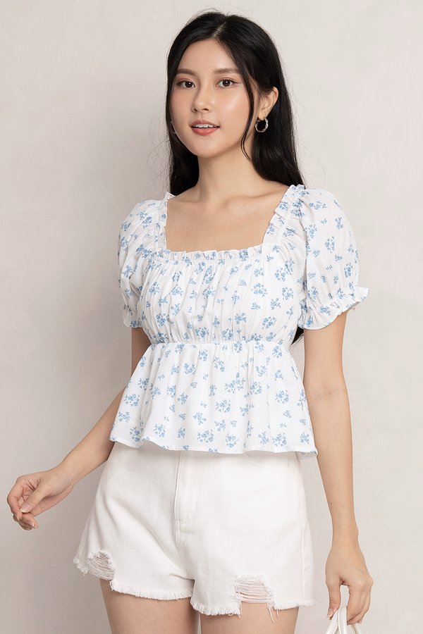 Greta Top Blue Moon Bouquet