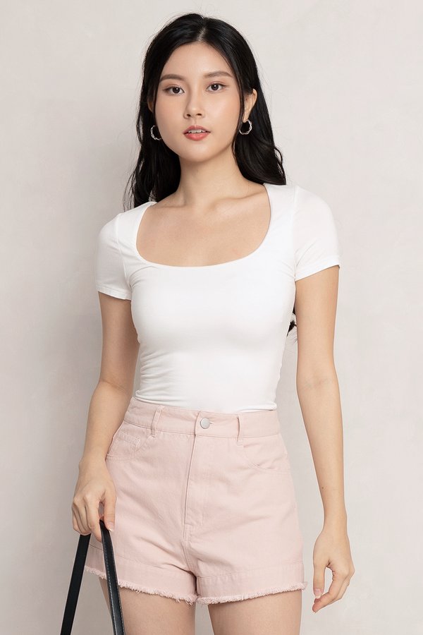 Jayla Padded Top White *MM*