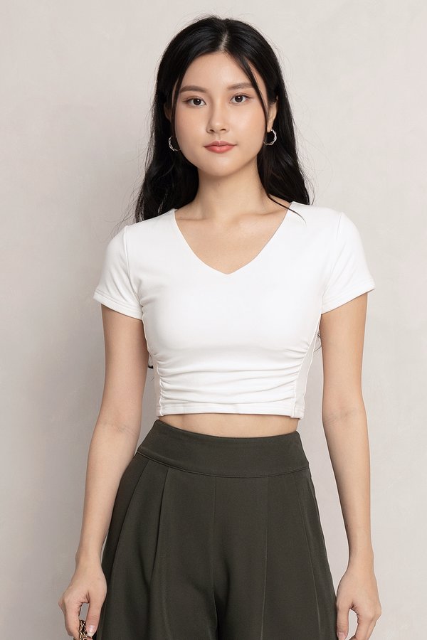 Morgan Padded Top White *PLUSH*