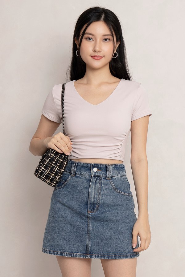 Morgan Padded Top Ash Lavender *PLUSH*