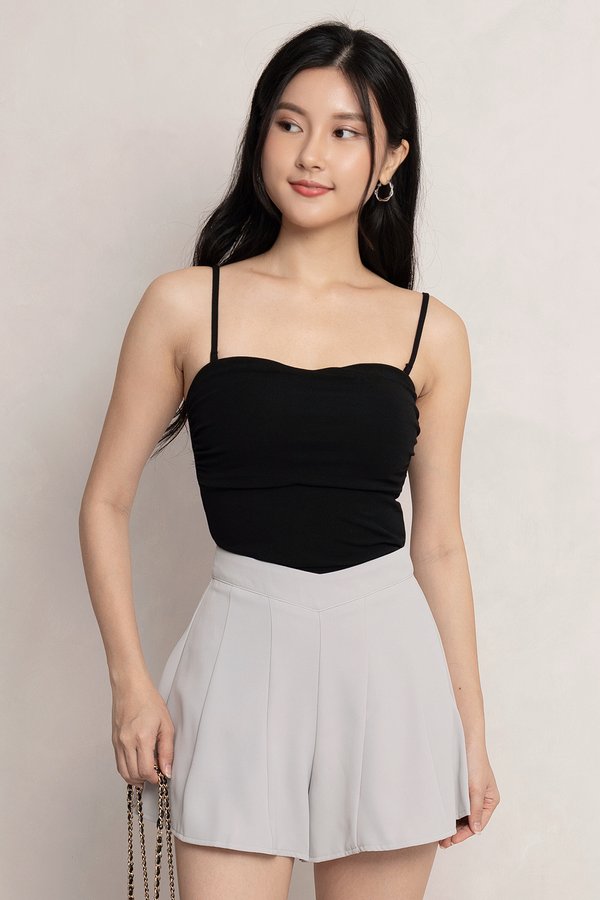 Leia Padded Top Black *PLUSH*