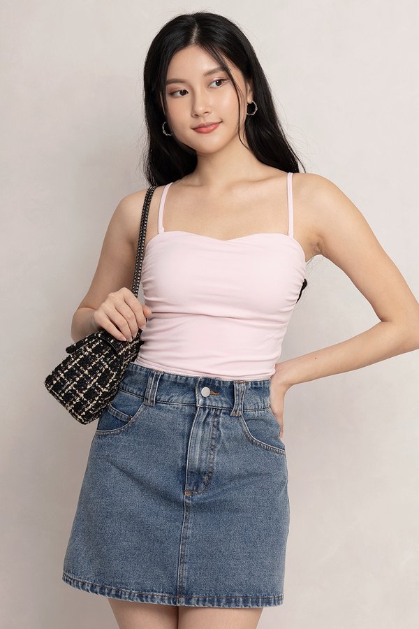 Leia Padded Top Baby Pink *PLUSH*