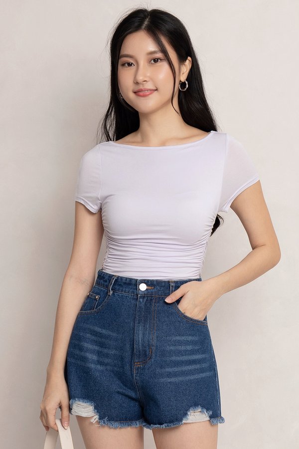 Monica Padded Top Lilac *MM*