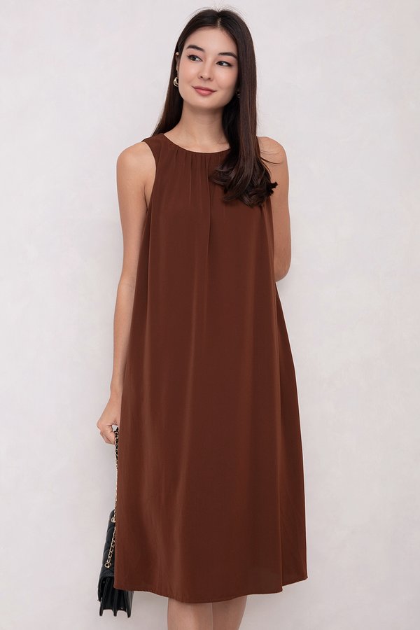Karina Dress Brown